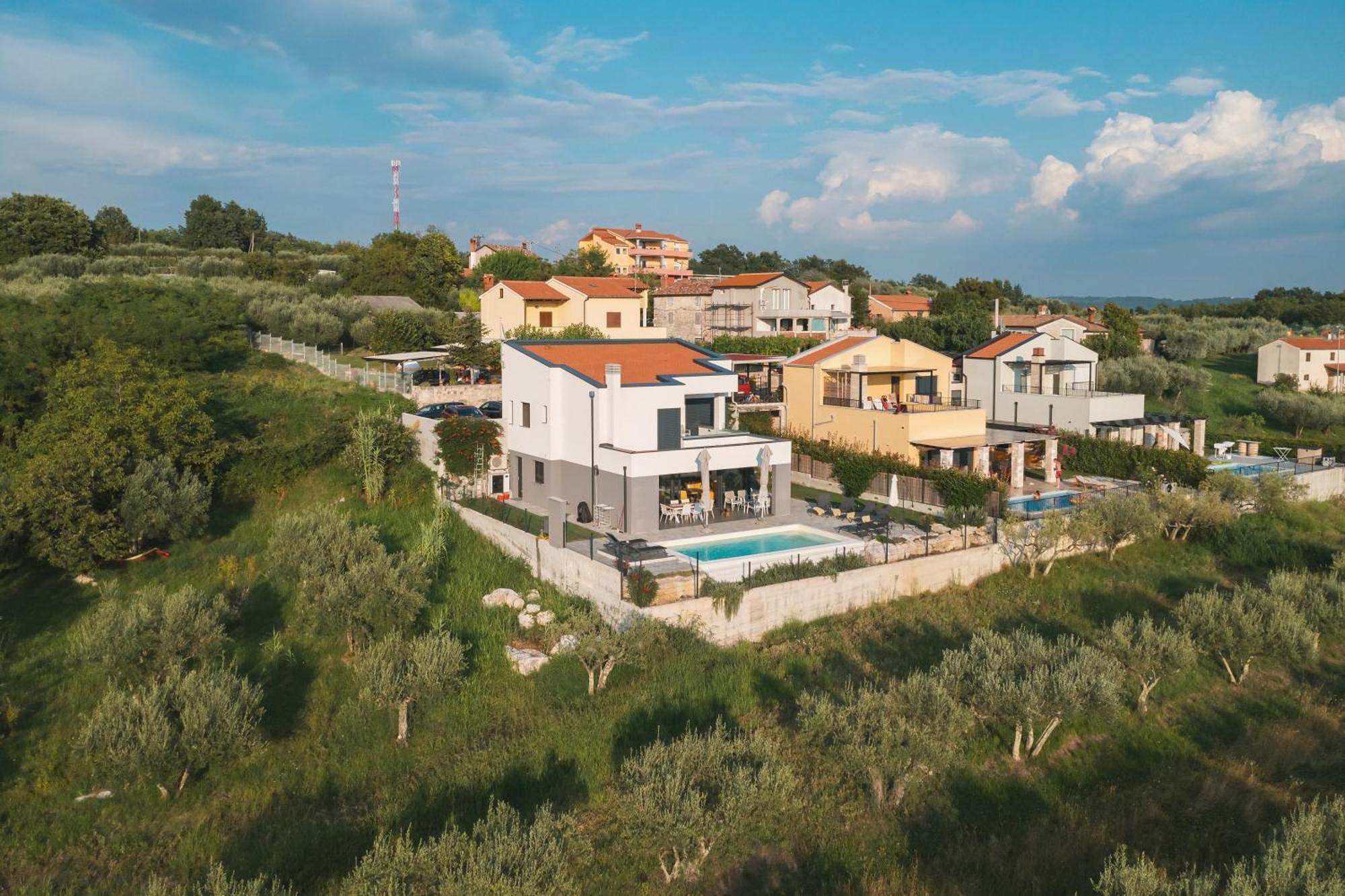 Materada Villa Boiky - Private Pool And Amazing Sea View, Istria מראה חיצוני תמונה